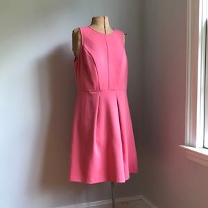 Loft Sleeveless Dress Med Lt. Coral Pink